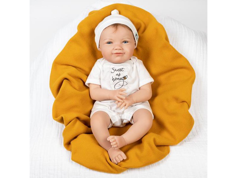 Paradise Galleries Realistic Toddler Doll - Sweet as Honey, 5-Piece Reborn Doll Gift Set with Magnetic Pacifier, 3+