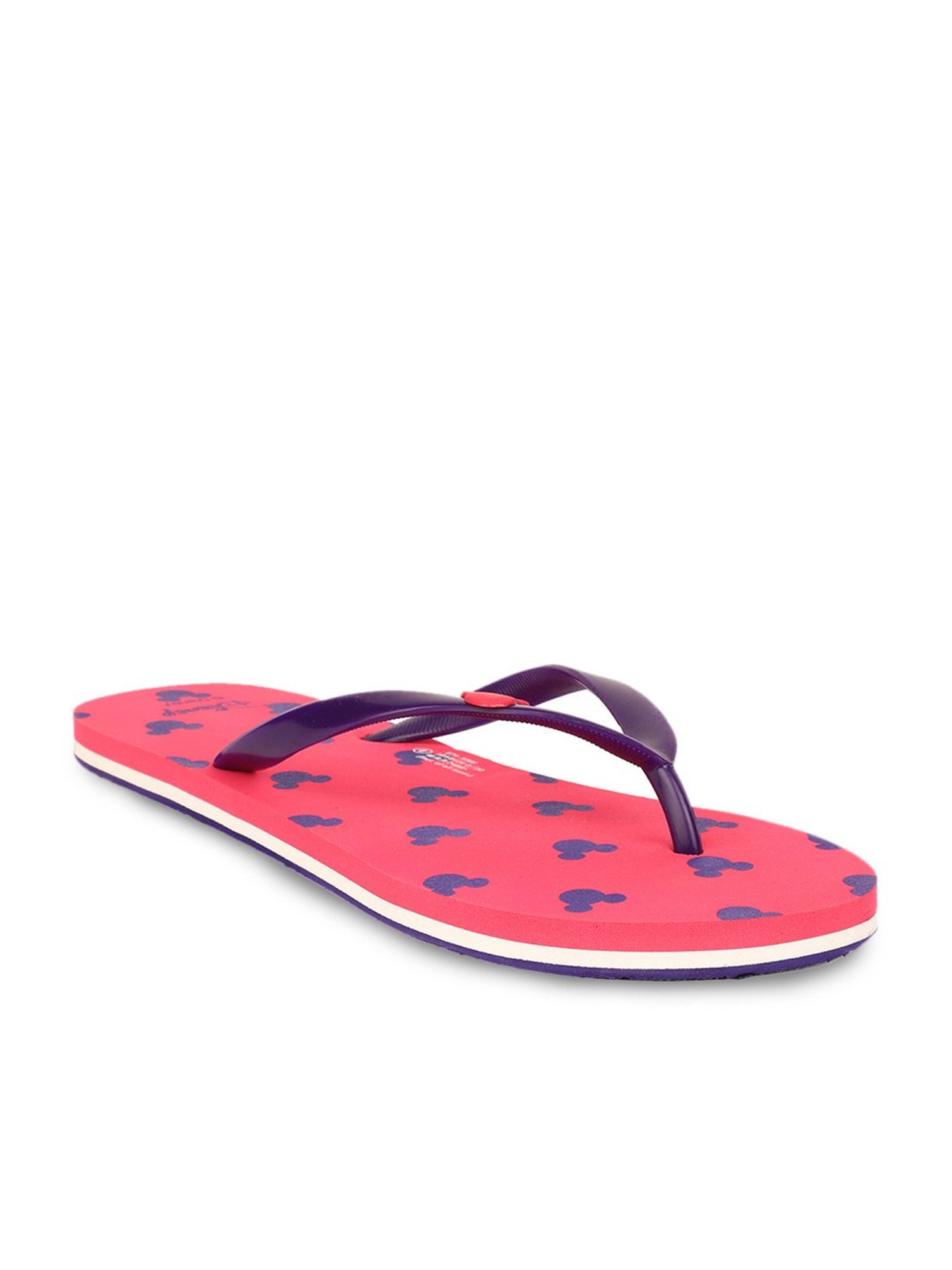 Disney by Bata Women's Purple Flip Flops