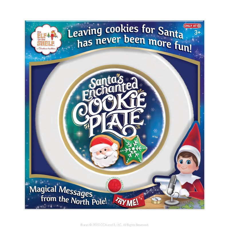 Santa's Enchanted Cookie Plate