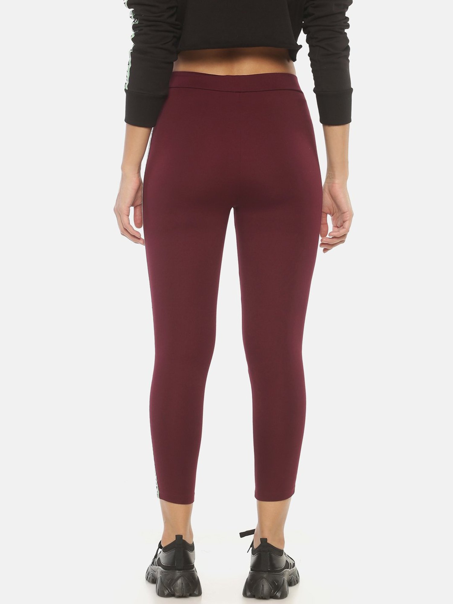 ISU Maroon Cotton Treggings
