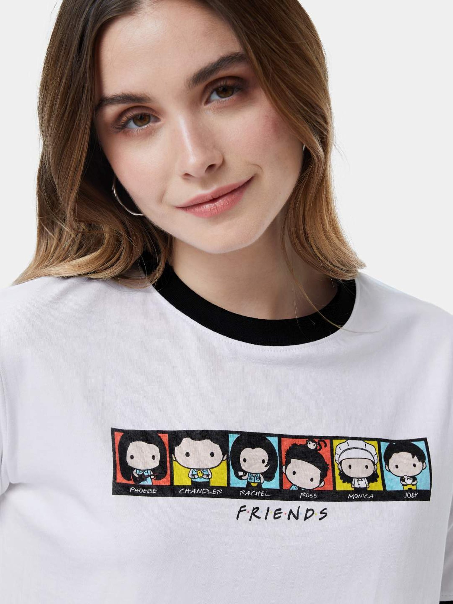 The Souled Store White Cotton Printed T-Shirt