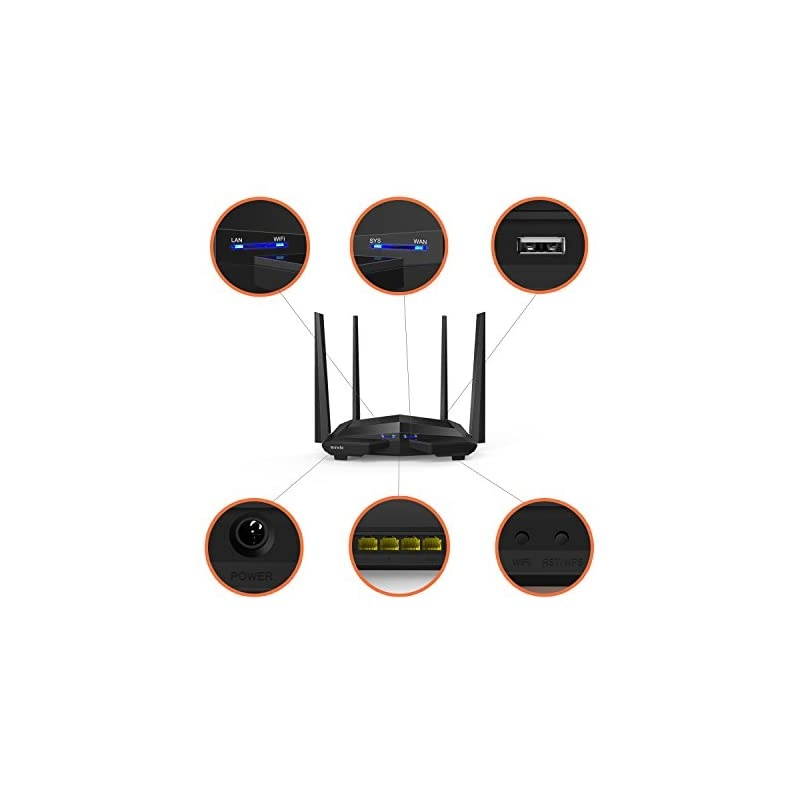 AC10U Smart Gigabit Wi-Fi Router AC1200 Dual Band w/Parental Control + MU-MIMO + Smart WiFi App Management + USB Port