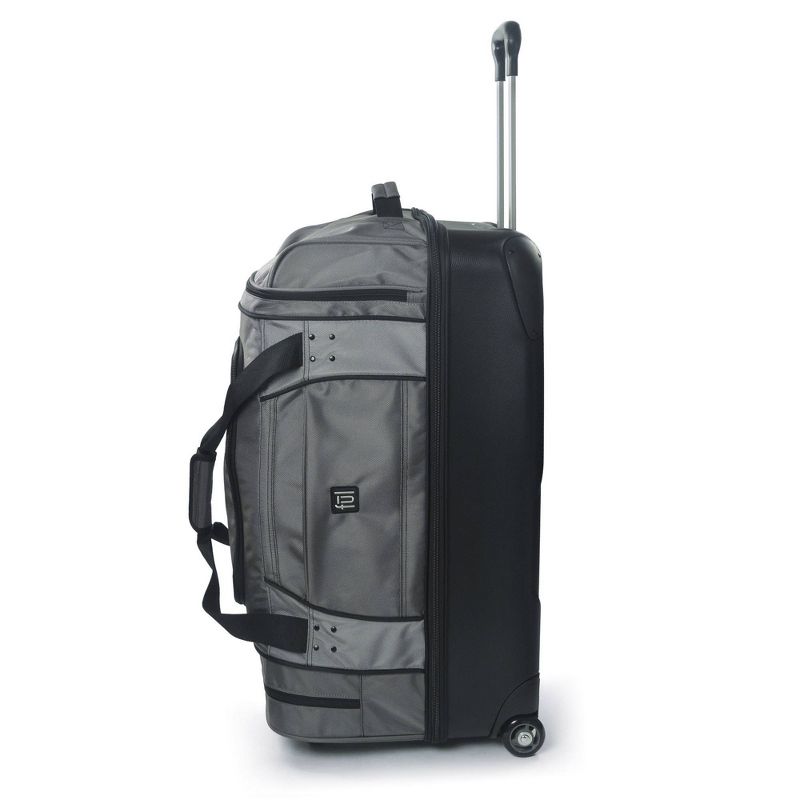 FUL Workhorse 30" Rolling Duffel Bag with Retractable Pull Handle - Black