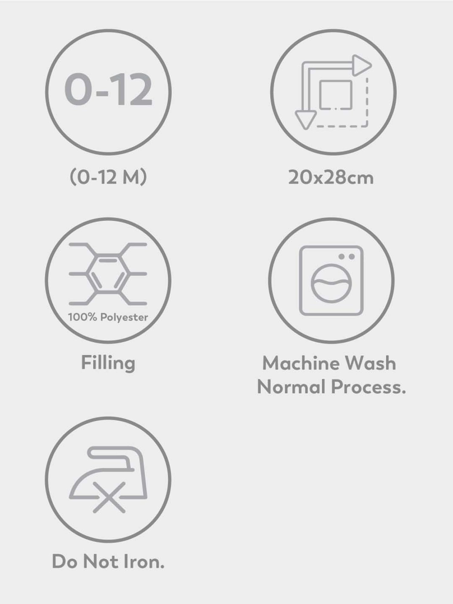 The White Willow White Infant Head Support Pillow - Set of 1