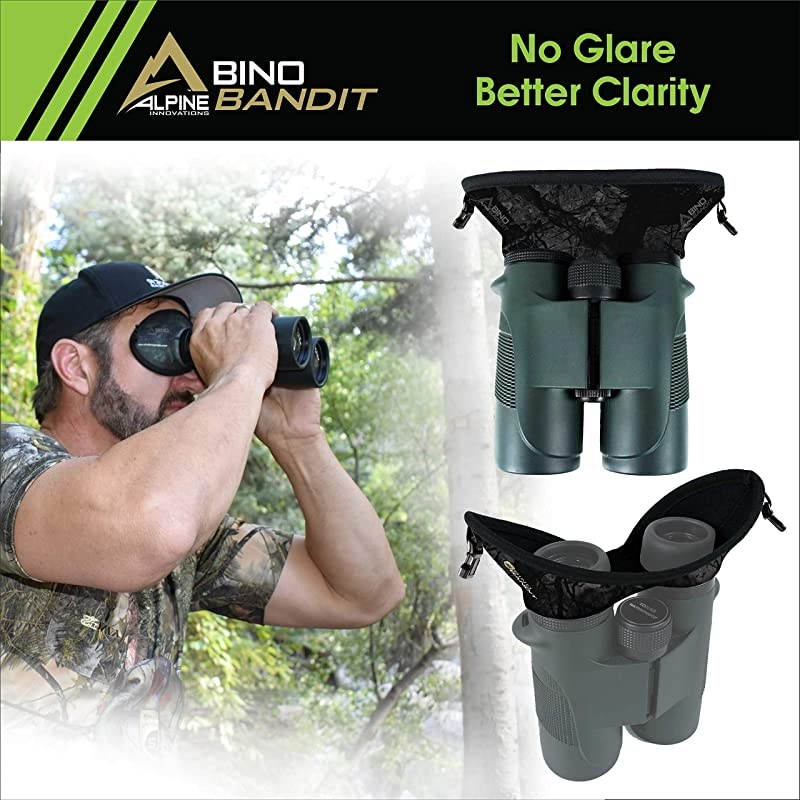 Bino Bandit Blocks Glare Improves Visual Acuity and Reduces Eye Fatigue FITS All Binoculars Stealth Tan
