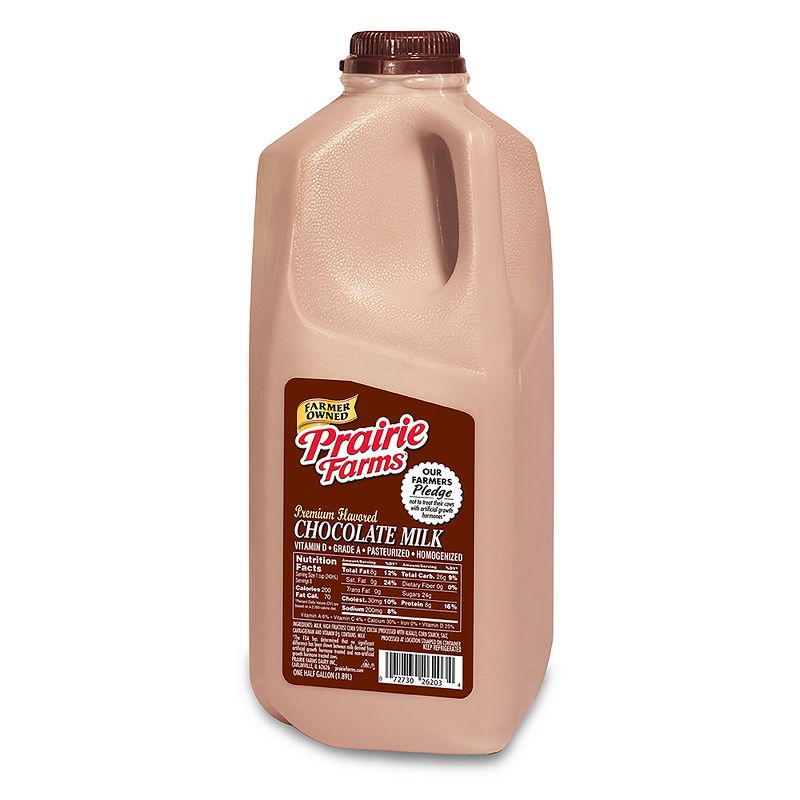 Prairie Farms Vitamin D Chocolate Milk - 0.5gal