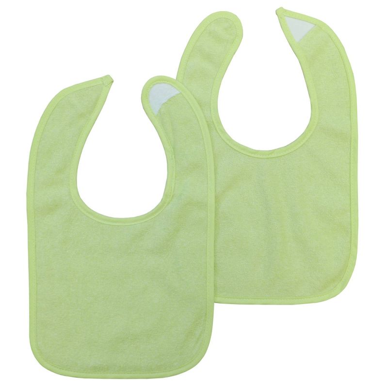 Neat Solutions Water-Resistant Lined Infant Bib Set Girl - 10pk