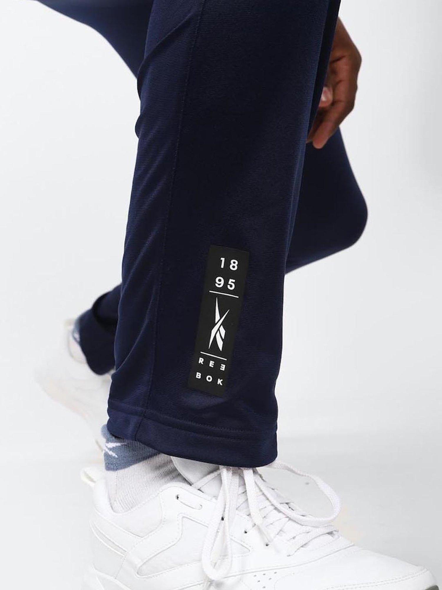 Reebok Navy Regular Fit Trackpants