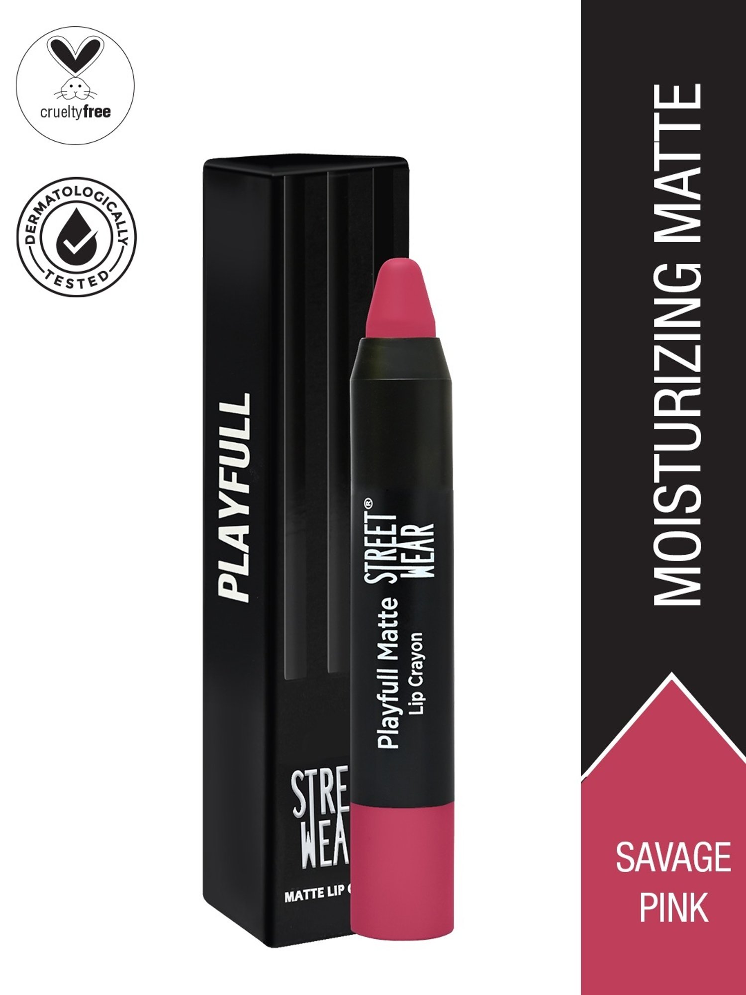 Street Wear Playfull Matte Savage Pink - 2.9 gm