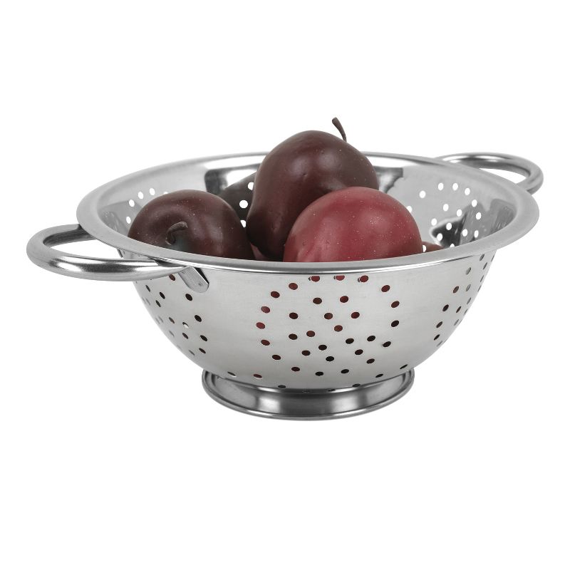 Home Basics 3 QT Stainless Steel Deep Colander