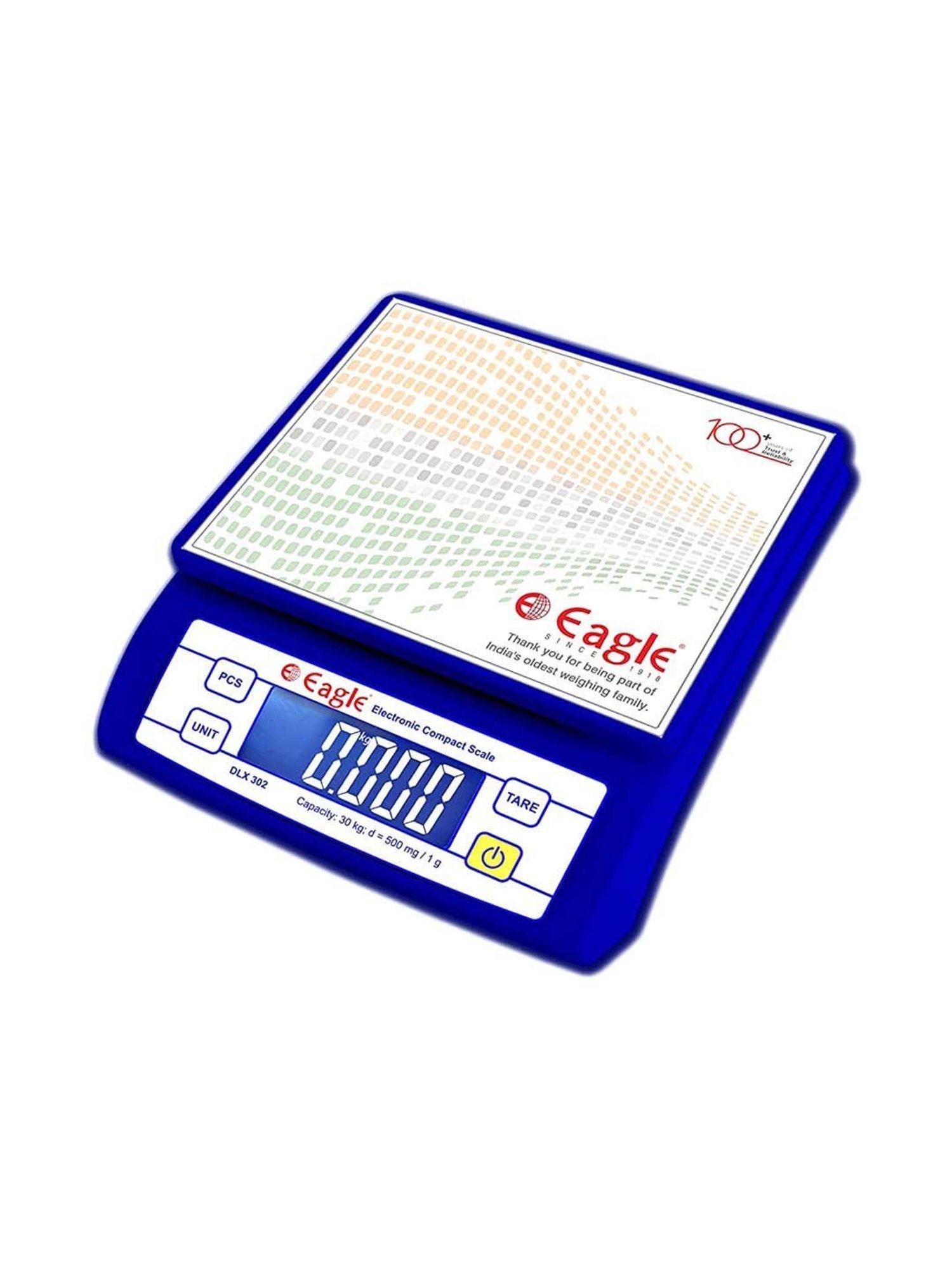 Eagle DLX-302 Digital Weight Machine Kitchen 30 kg Capacity,Accuracy 0.5 g/1g,Kitchen Weighing Scale