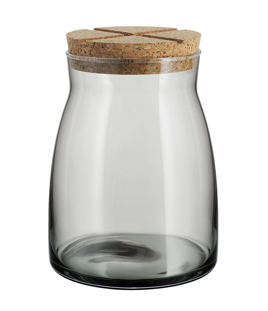 Kosta Boda Bruk Jar With Cork Lid, Large