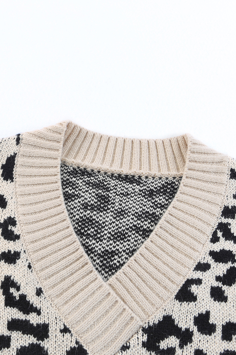 Yellow Drop Shoulder Henley Pullover Sweater With Slits