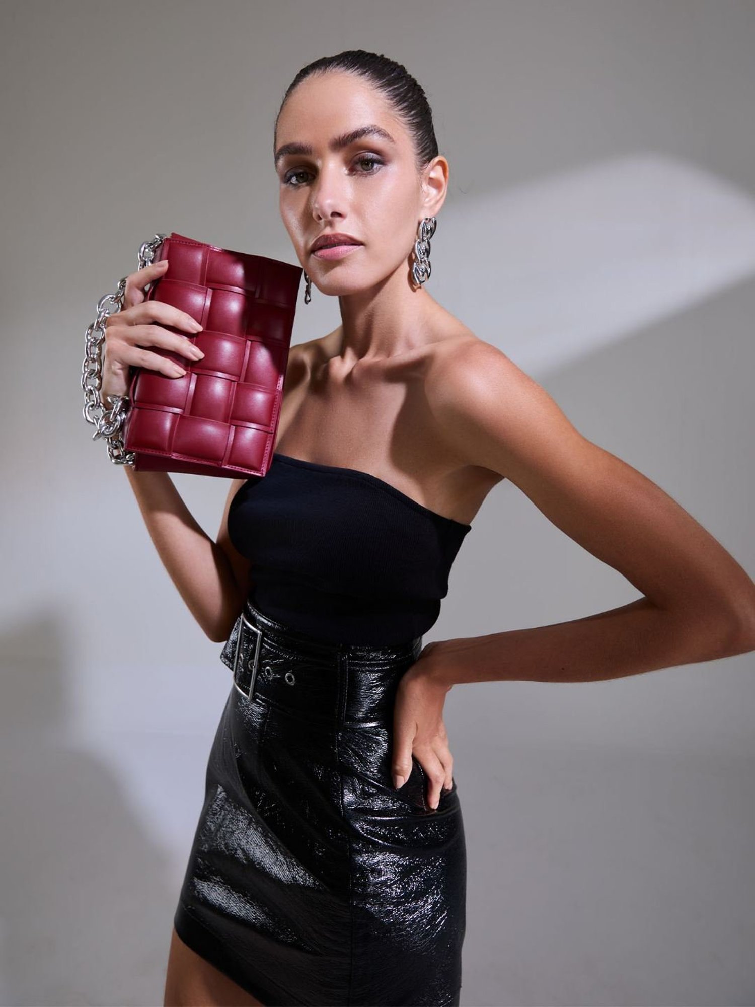 Kendall + Kylie Pink Medium Cross Body Bag