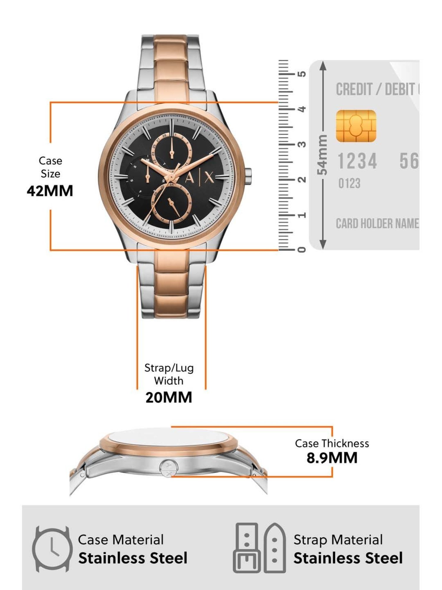 Armani Exchange AX1882 Dante Analog Watch for Men