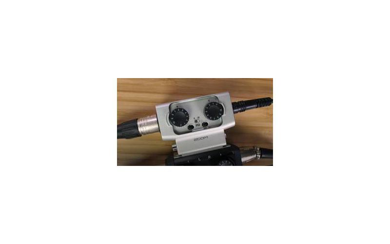 Zoom EXH-6 Dual XLR/TRS Input Capsule, 2 XLR/TRS Inputs, works with H5, H6, U-44, F1, F4, F8n, and F8