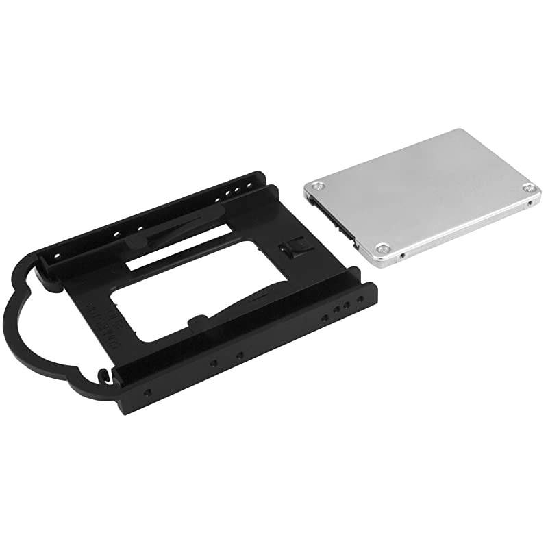 com 25 HDD SDD Mounting Bracket for 35 Drive Bay Toolless Installation 25 Inch SSD HDD Adapter Bracket BRACKET125PT Black