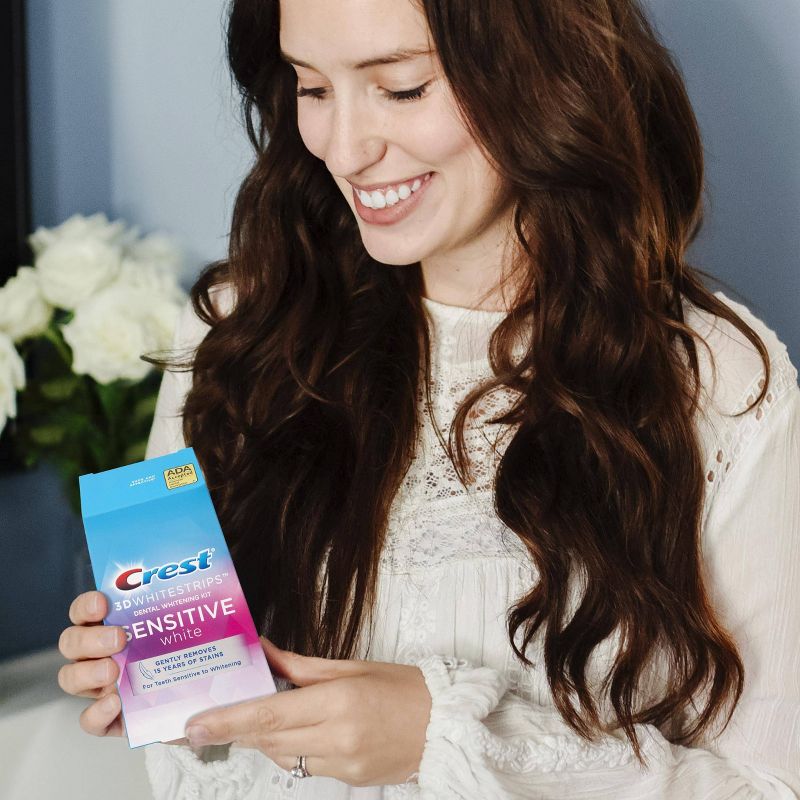 Crest 3D White-strips Sensitive Teeth Whitening Kit - 13 Treatments