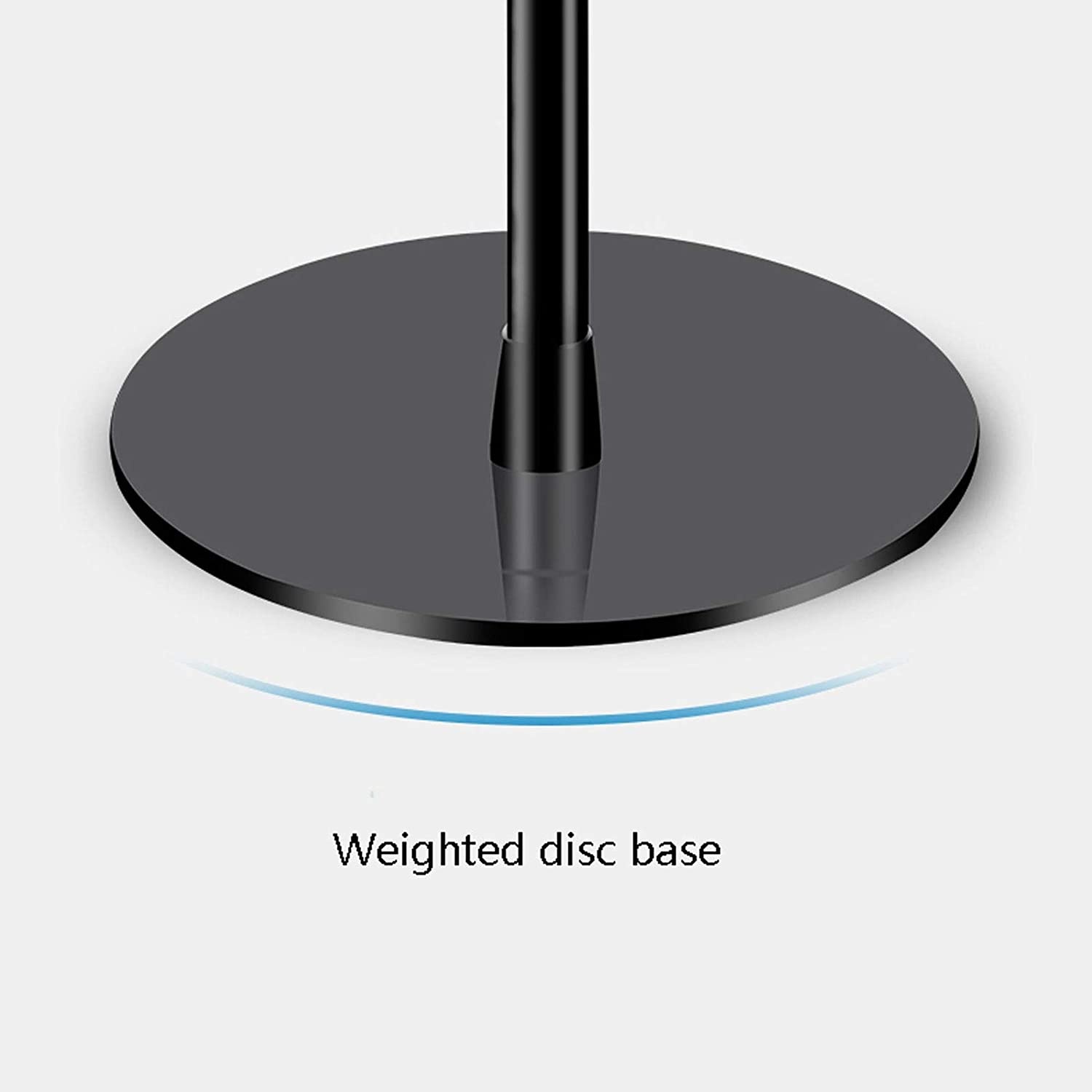 hongbanlemp Mobile Projector Projector Laptop Floor Stand - Holder for Projector, Tablet Holder Mount with Adjustable Height and Gooseneck Phone Holder Projector Tripod Stand (Color : Black)