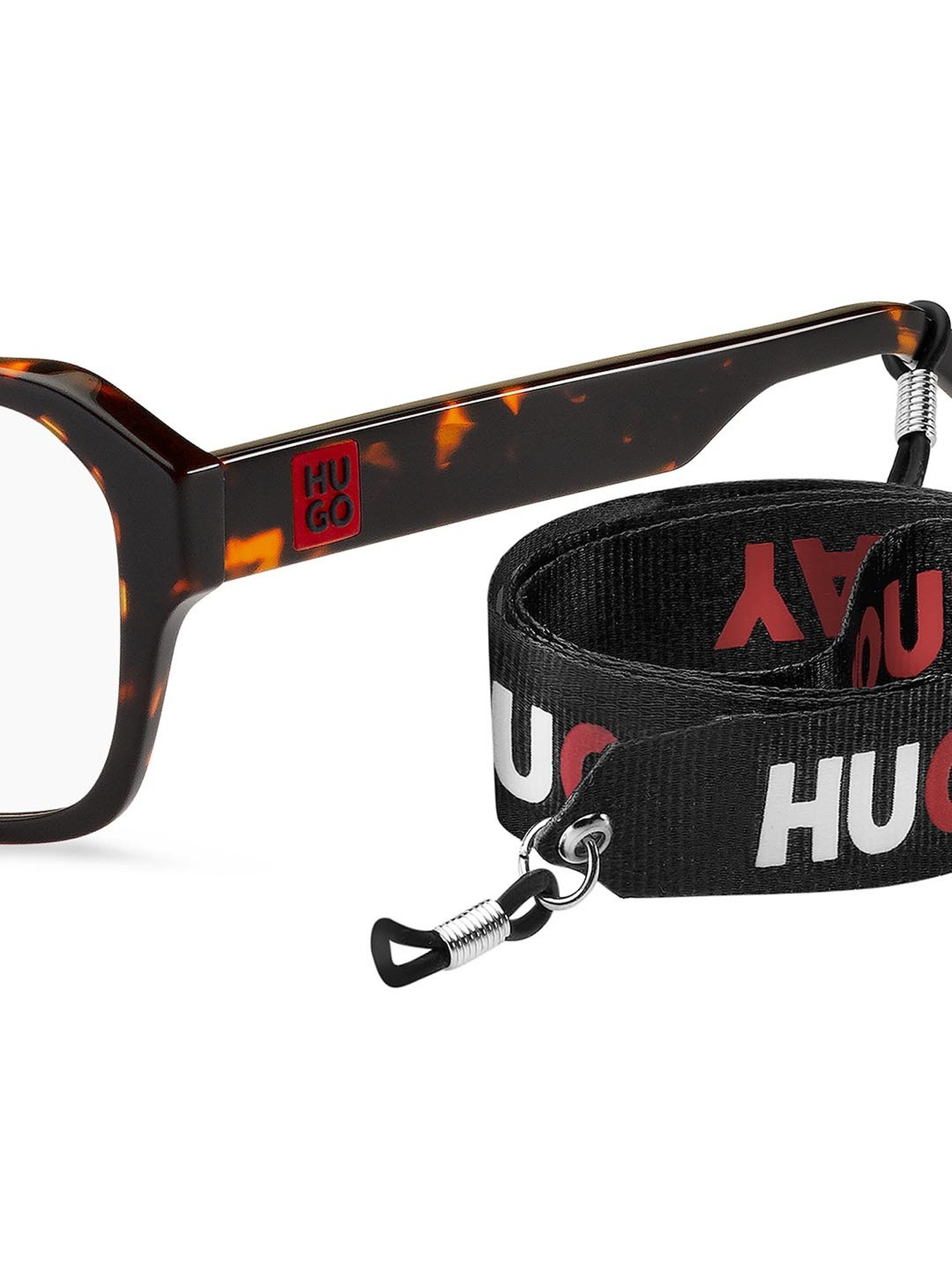 HUGO Brown Square Unisex Eye Frames