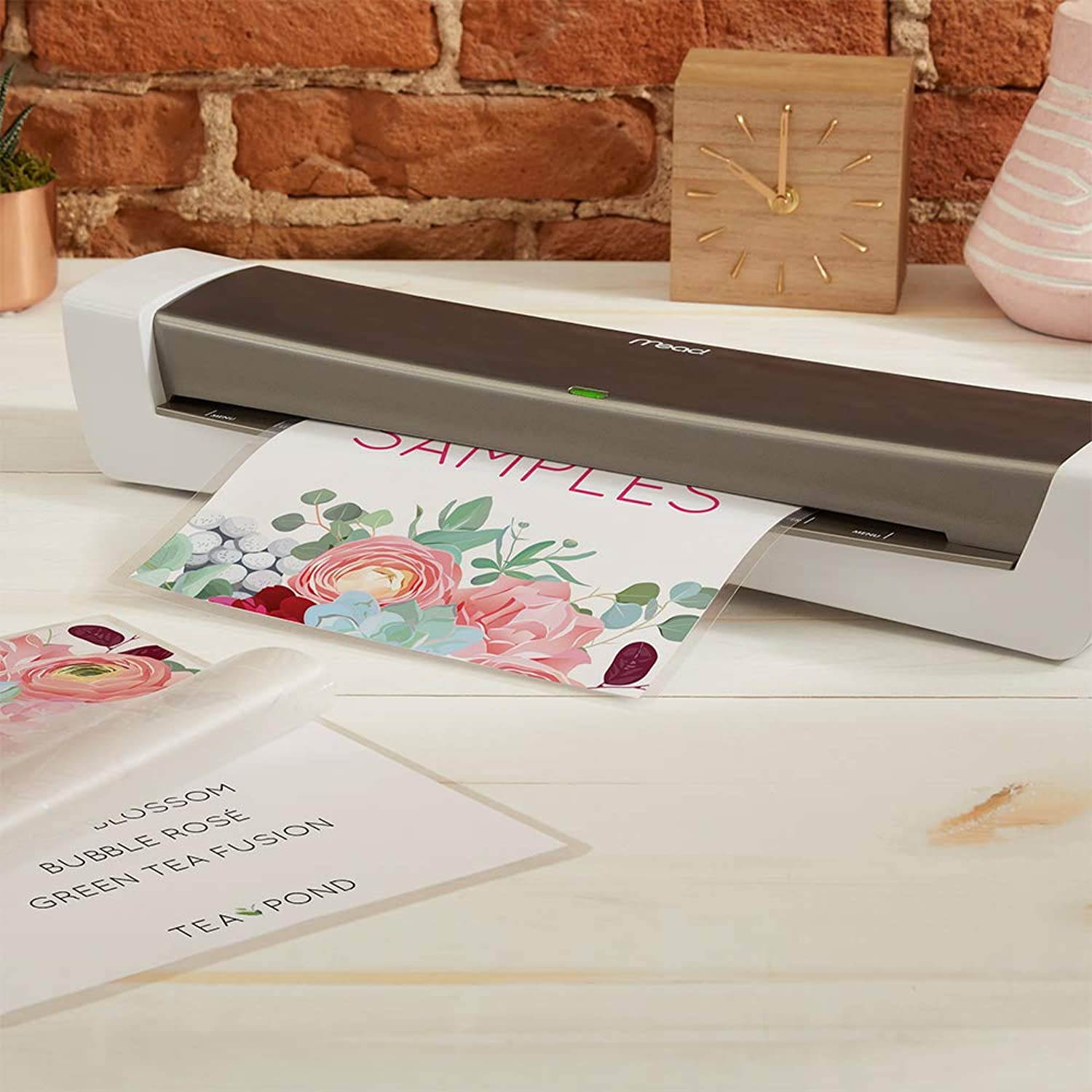 Mead Laminator, Thermal, HeatSeal PRO Lamination Machine, 12.5" Max Width, includes EZAlign Laminating Sheets / Pouches (M1701875)