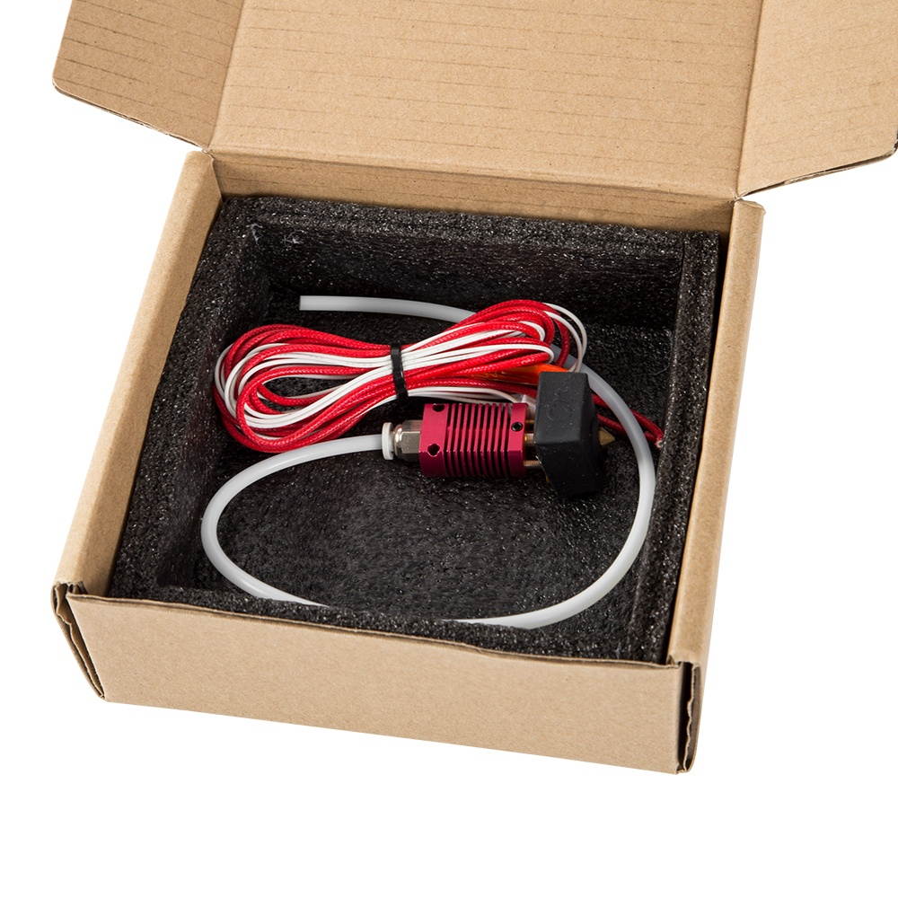 Creality 3D Original MK8 Assembled Extruder Hot End Kit with Aluminum Heating Block 0.4mm Nozzle for Ender-3/Ender-3s/Ender-3 pro 3D printer