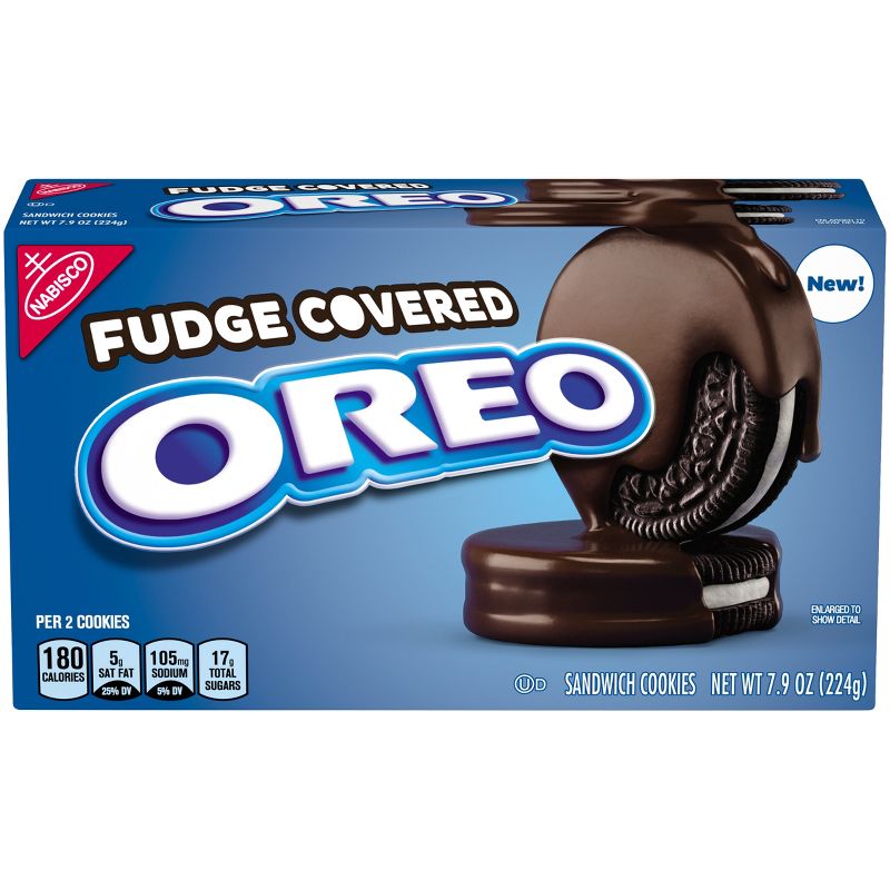 Oreo Fudge Covered Sandwich Cookies - 7.9oz