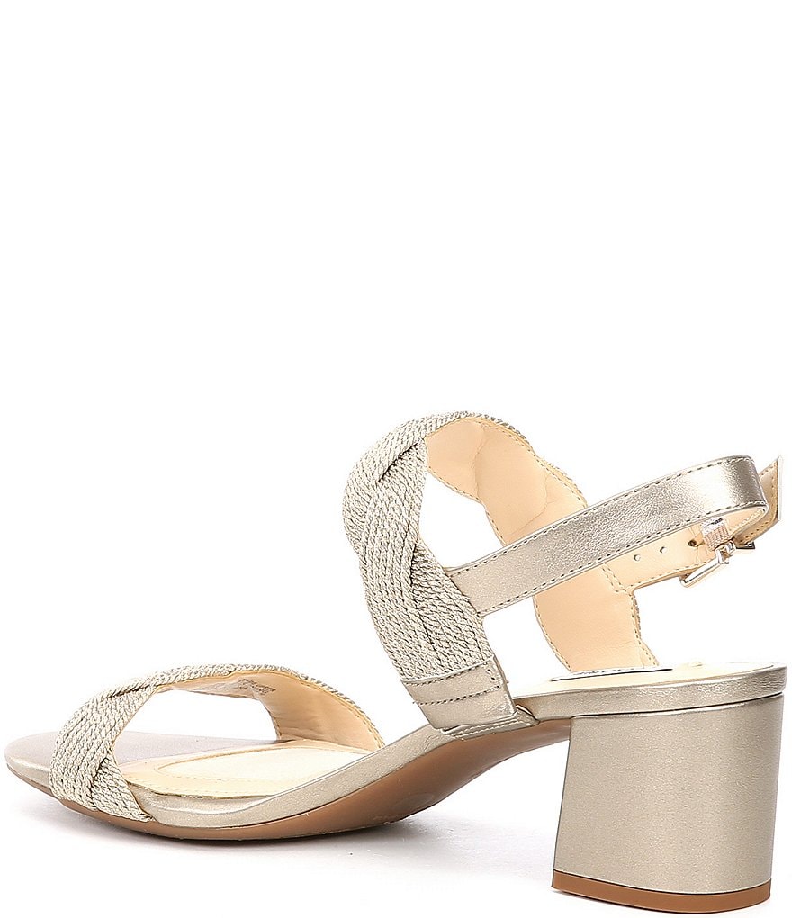Alex Marie Devah Braided Rope Block Heel Sandals
