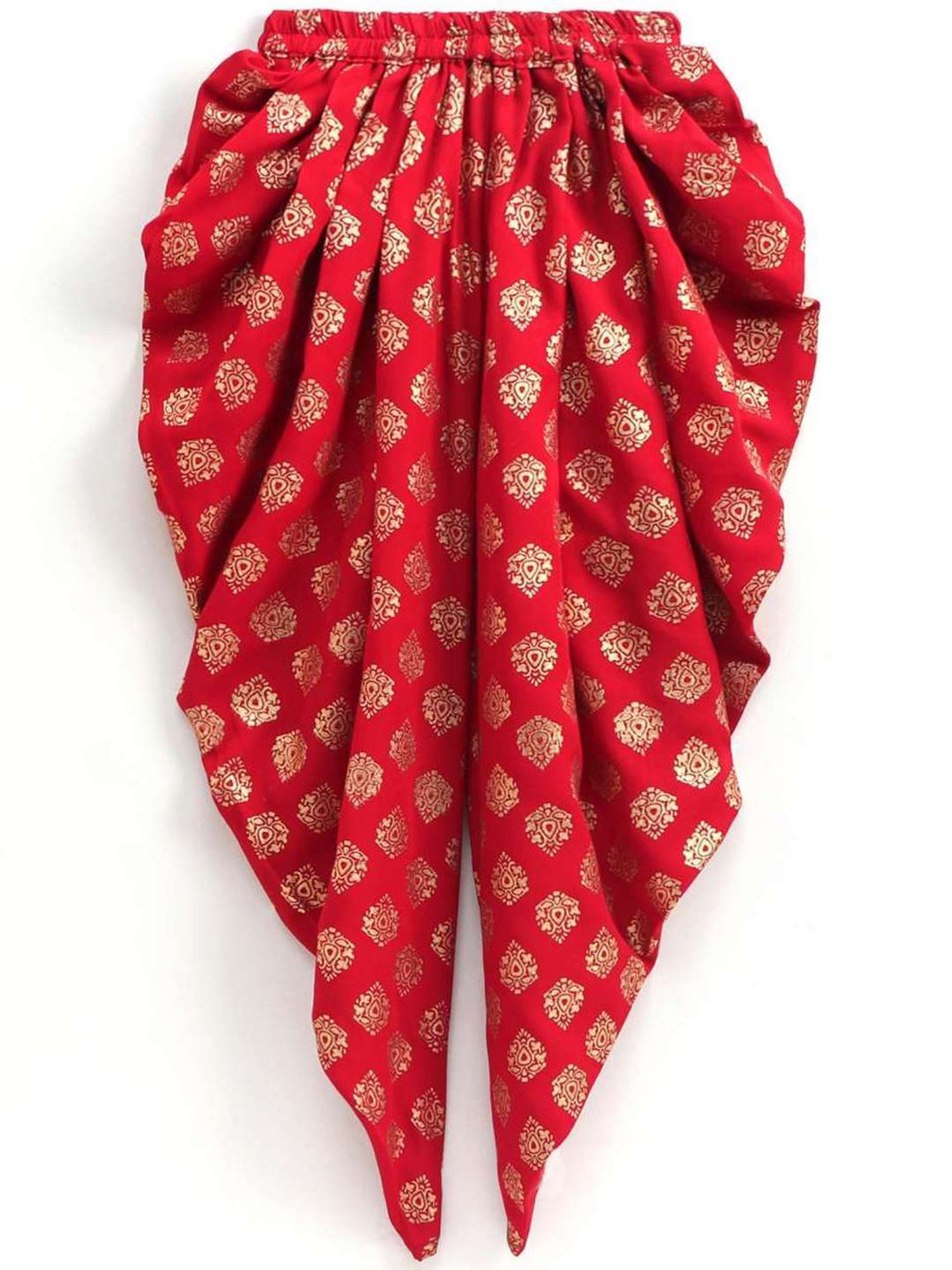 TWISHA Kids Black & Red Embroidered Top Set