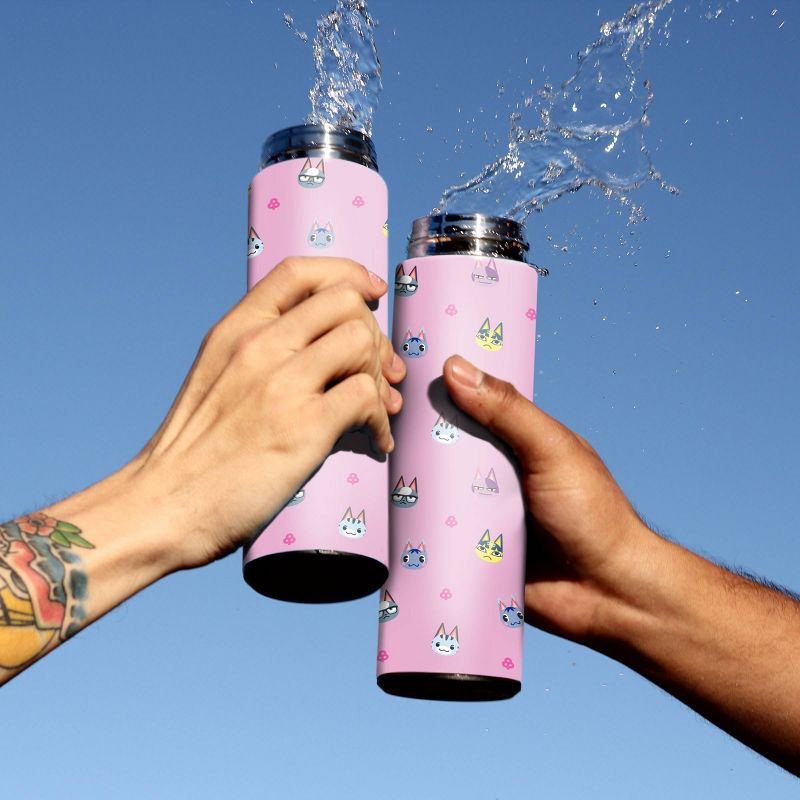 Nintendo Animal Crossing 17oz Stainless Steel Water Bottle - Cats