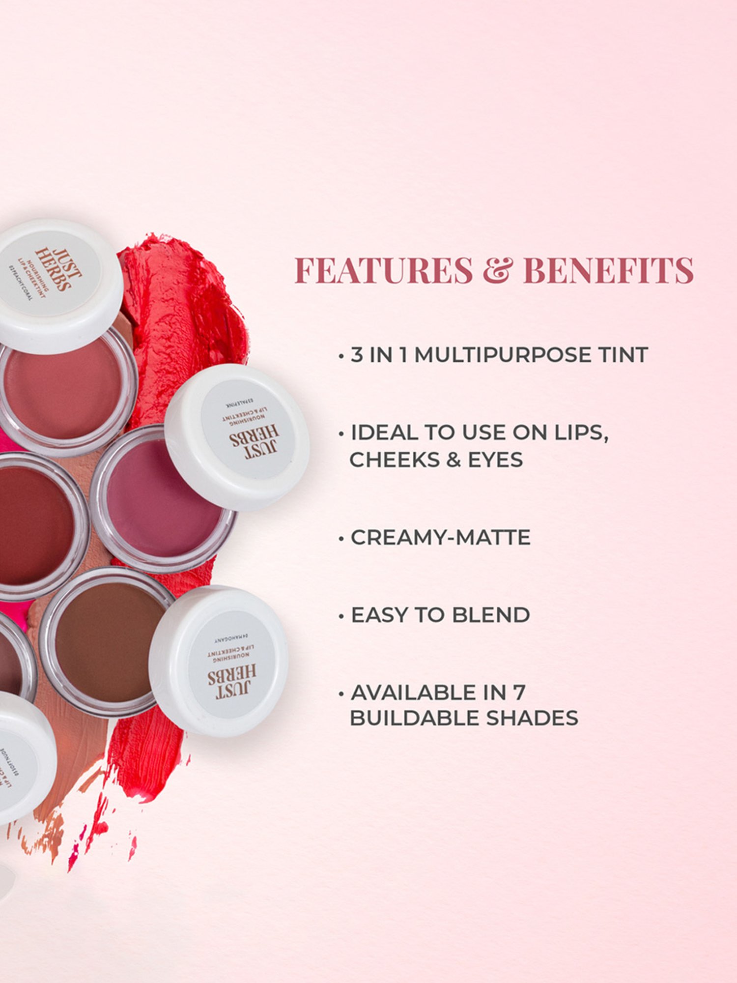 Gush Play Tint 2 In 1 Lip & Cheek Tint Jaw Breaker - 5 gm