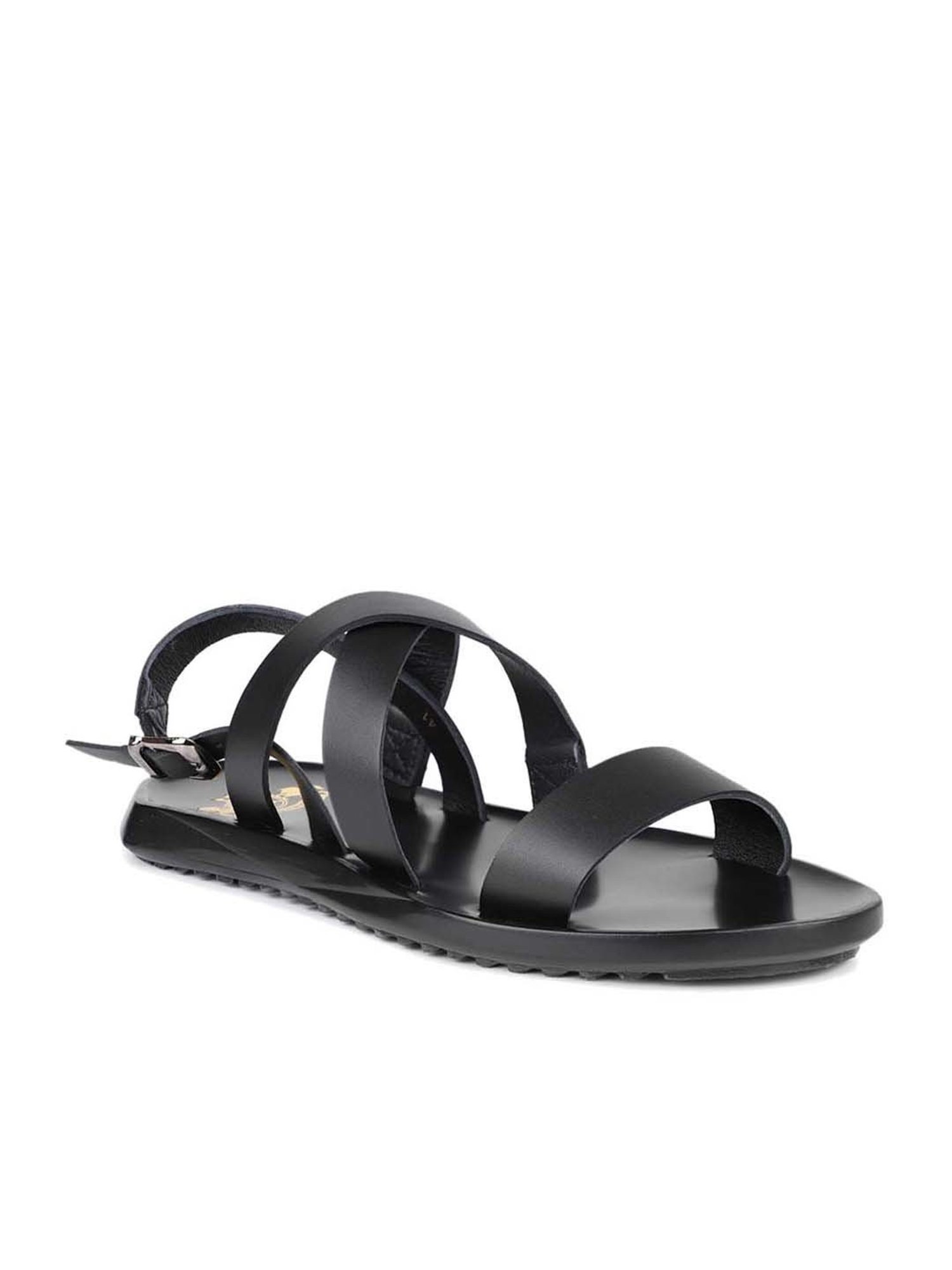 Atesber by Inc.5 Men's Black Back Strap Sandals