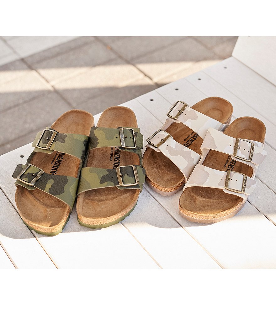 Birkenstock Women's Arizona Camo Double Buckle Strap Sandals