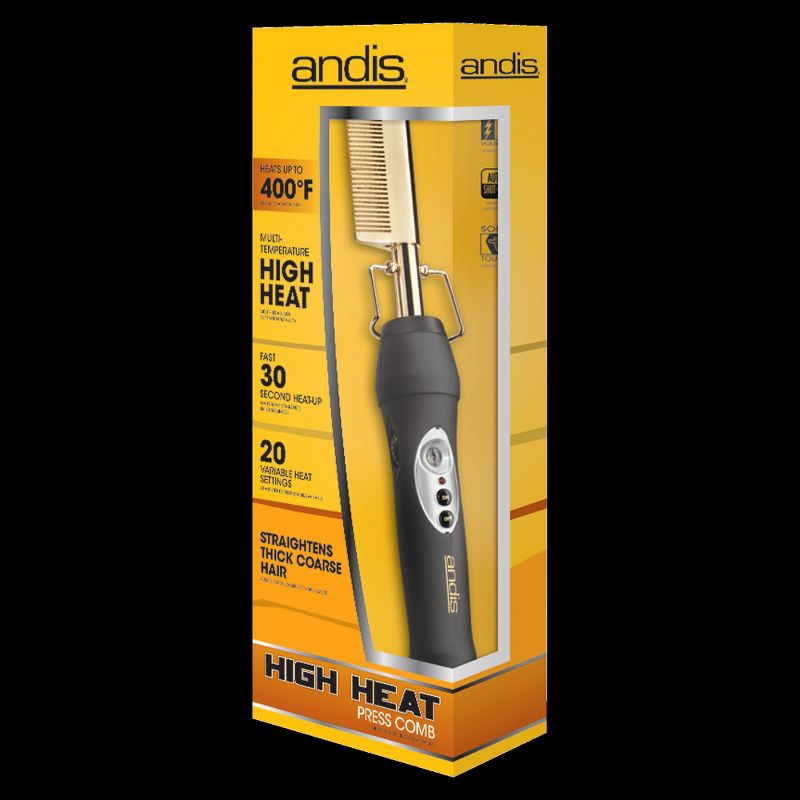 andis High Heat Press Comb