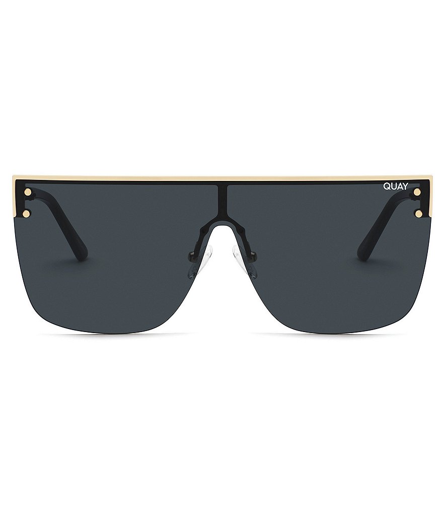 Quay Australia Blocked Shield Sunglasses