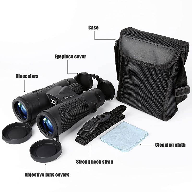10x42 Binoculars for Bird Watching Antifog Waterproof Binoculars for Adults Bak4 Roof Prism Quick Focus HD Binoculars for Sporting Event Sightseeing with Strip