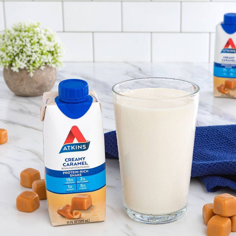 Atkins Ready to Drink Energy Shake - Creamy Caramel - 4pk
