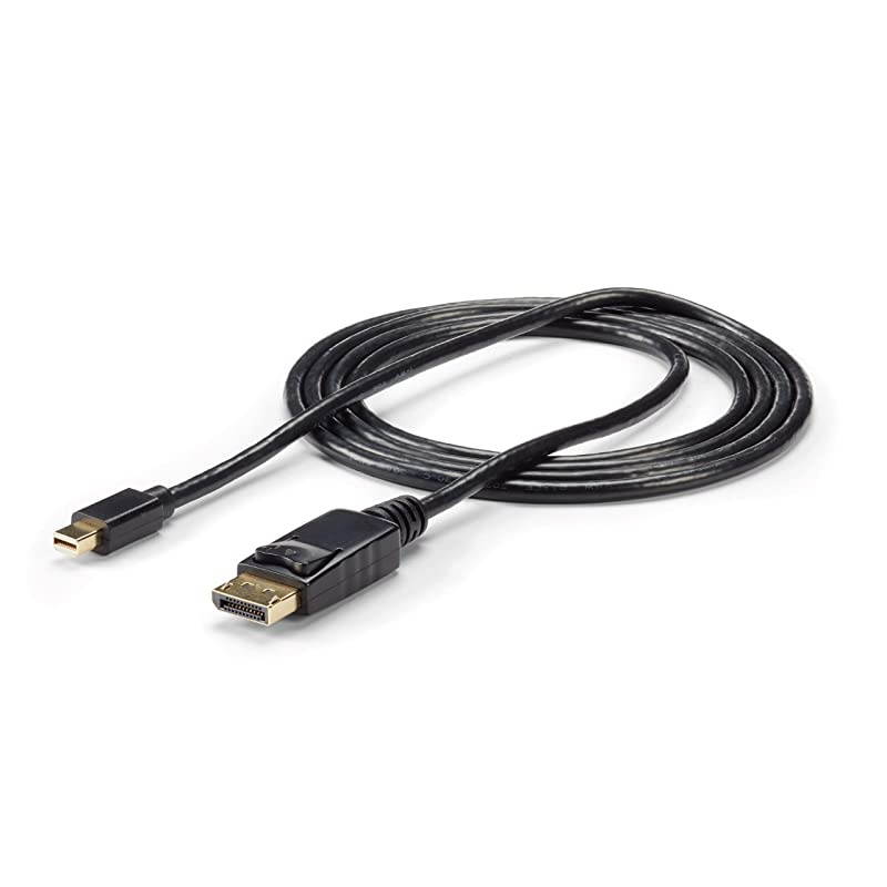 com 6ft Mini DisplayPort to DisplayPort Cable MM mDP to DP 12 Adapter Cable Thunderbolt to DP w HBR2 Support MDP2DPMM6