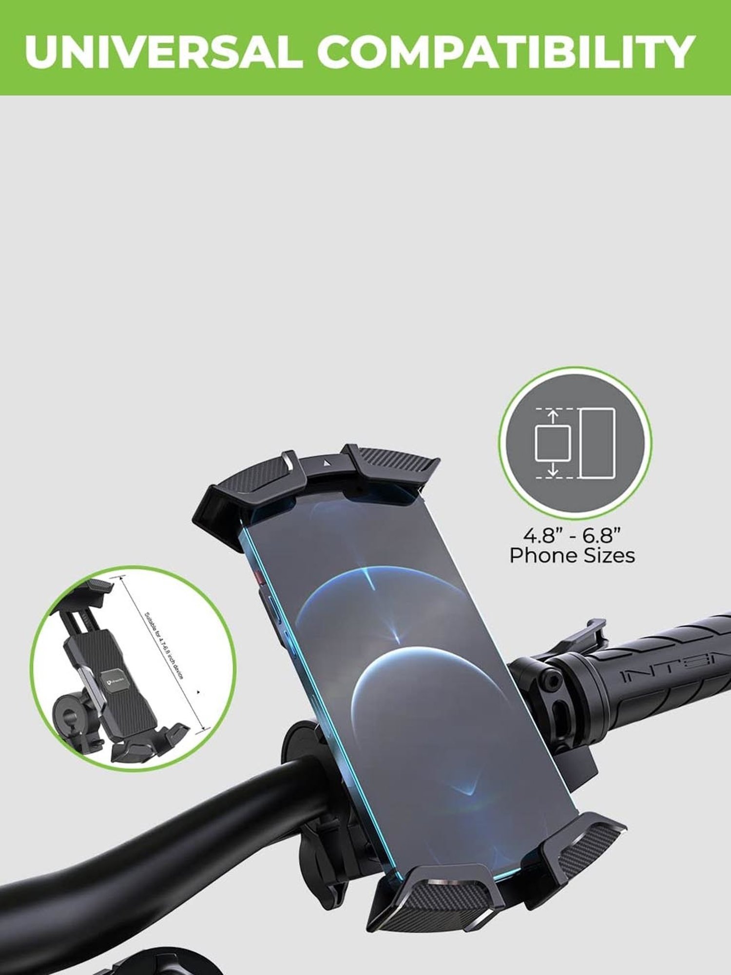 GRIPP Magic Stand Compatible for All Mobile Phones Devices (Black)