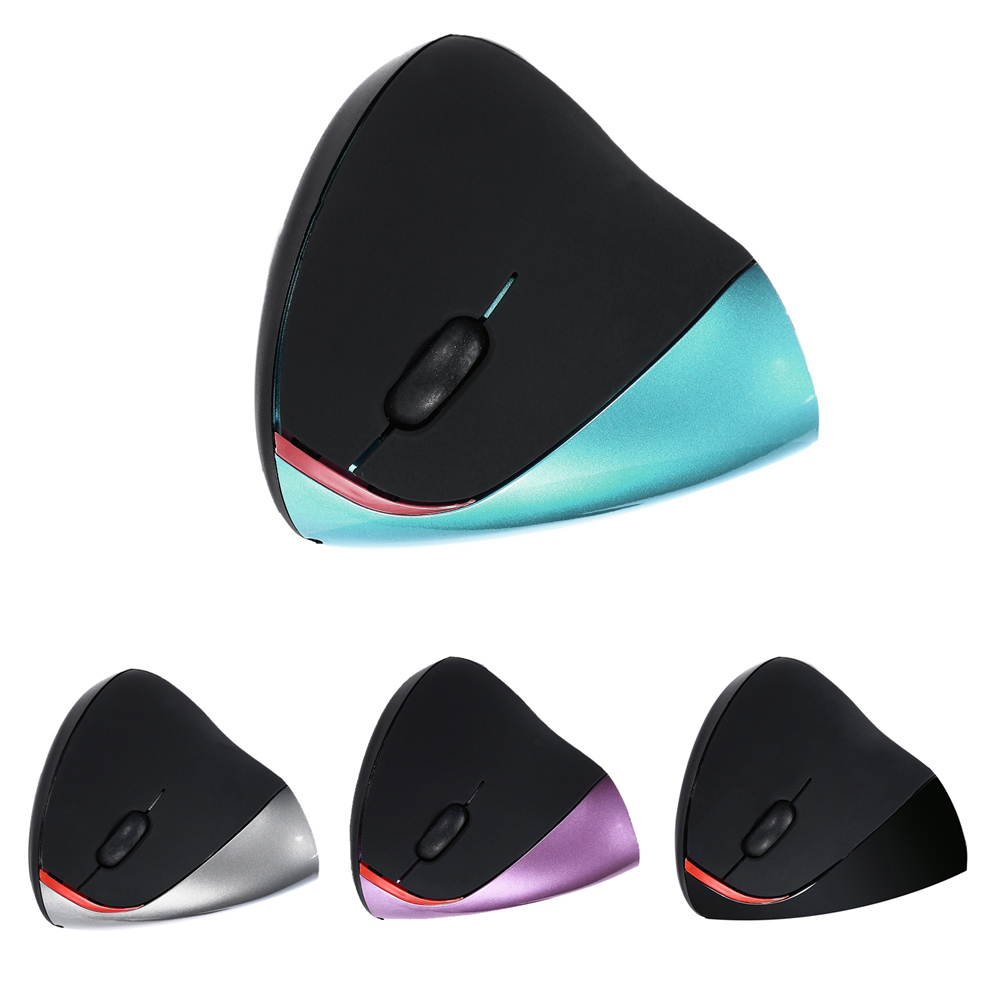 Rechargeable Mice 2.4G Wireless Mouse 2400 DPI 5 Buttons Optical Ergonomic Vertical Mouse with USB for Mac Laptop PC Desktop