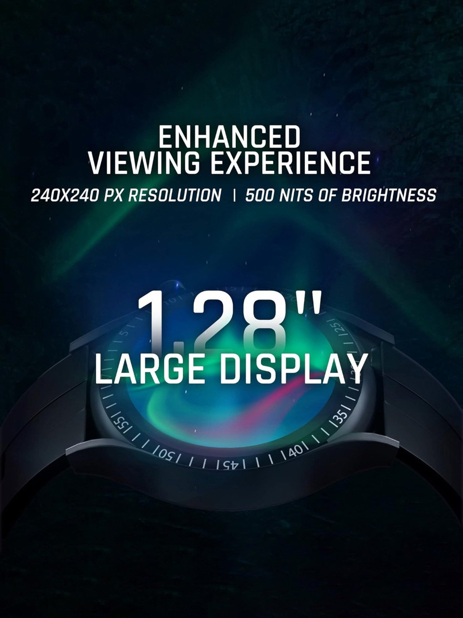 Hammer Pulse Ace Plus Round Dial Bluetooth Calling Smartwatch (Black)