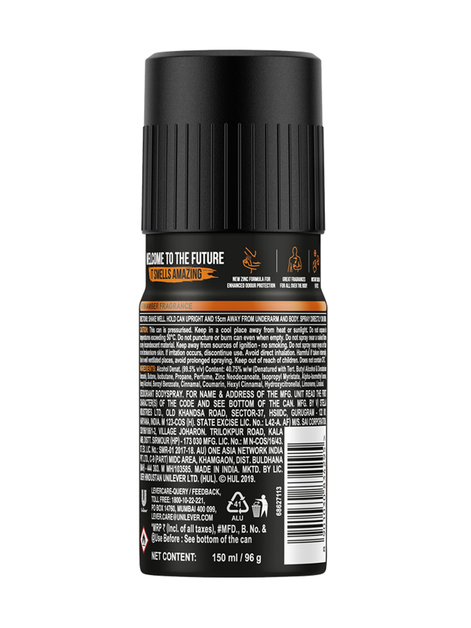 Axe Dark Temptation Body Spray Deodorant - 150 ml