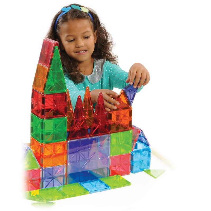Magna-Tiles 100-Piece Clear Colors Set