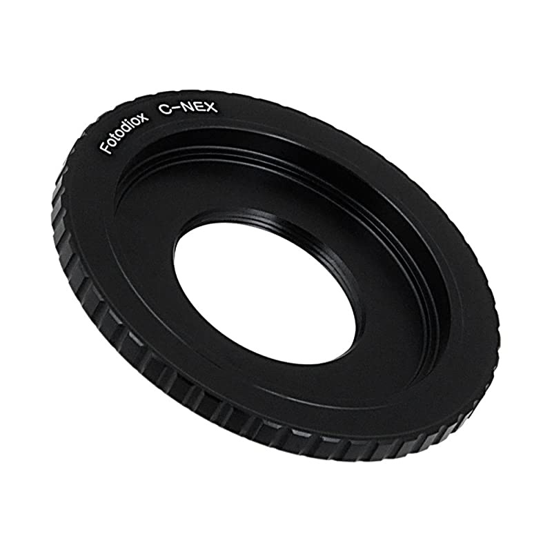 Lens Mount Adapter Compatible with C-Mount CCTV/Cine Lenses on Select Sony E-Mount Cameras