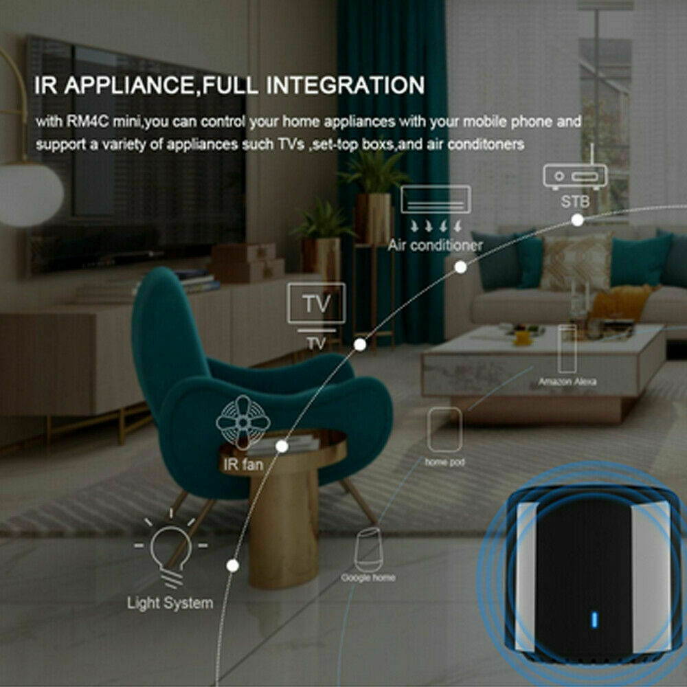 RM4C Universal 4G WIFI IR Remote Controller Voice Timer APP Smart Control
