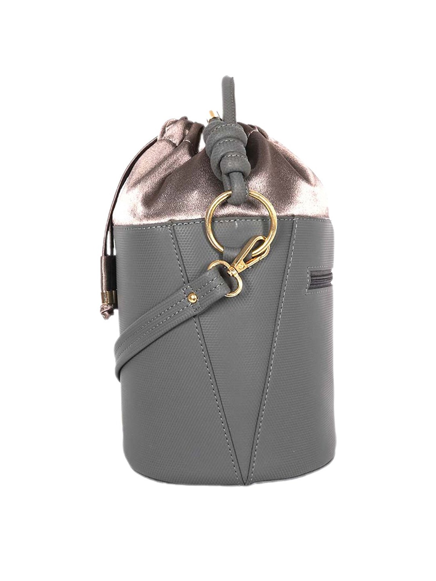 Baggit Grey small Bucket Bag