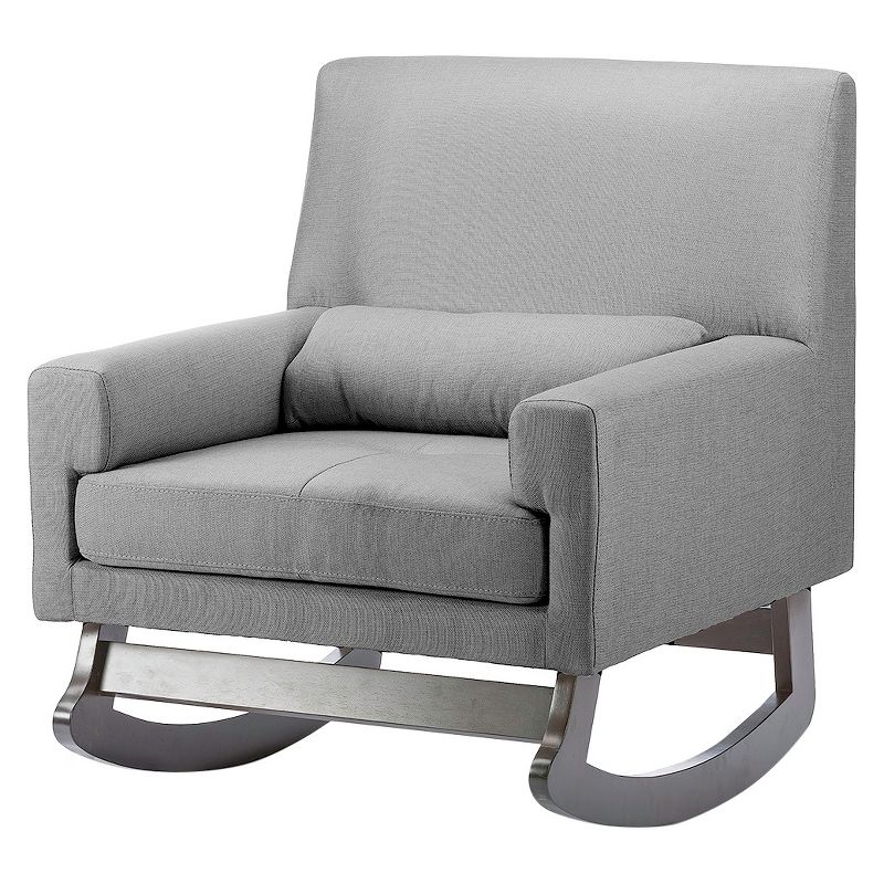 Wooden Rocking Chair Brown - Benzara