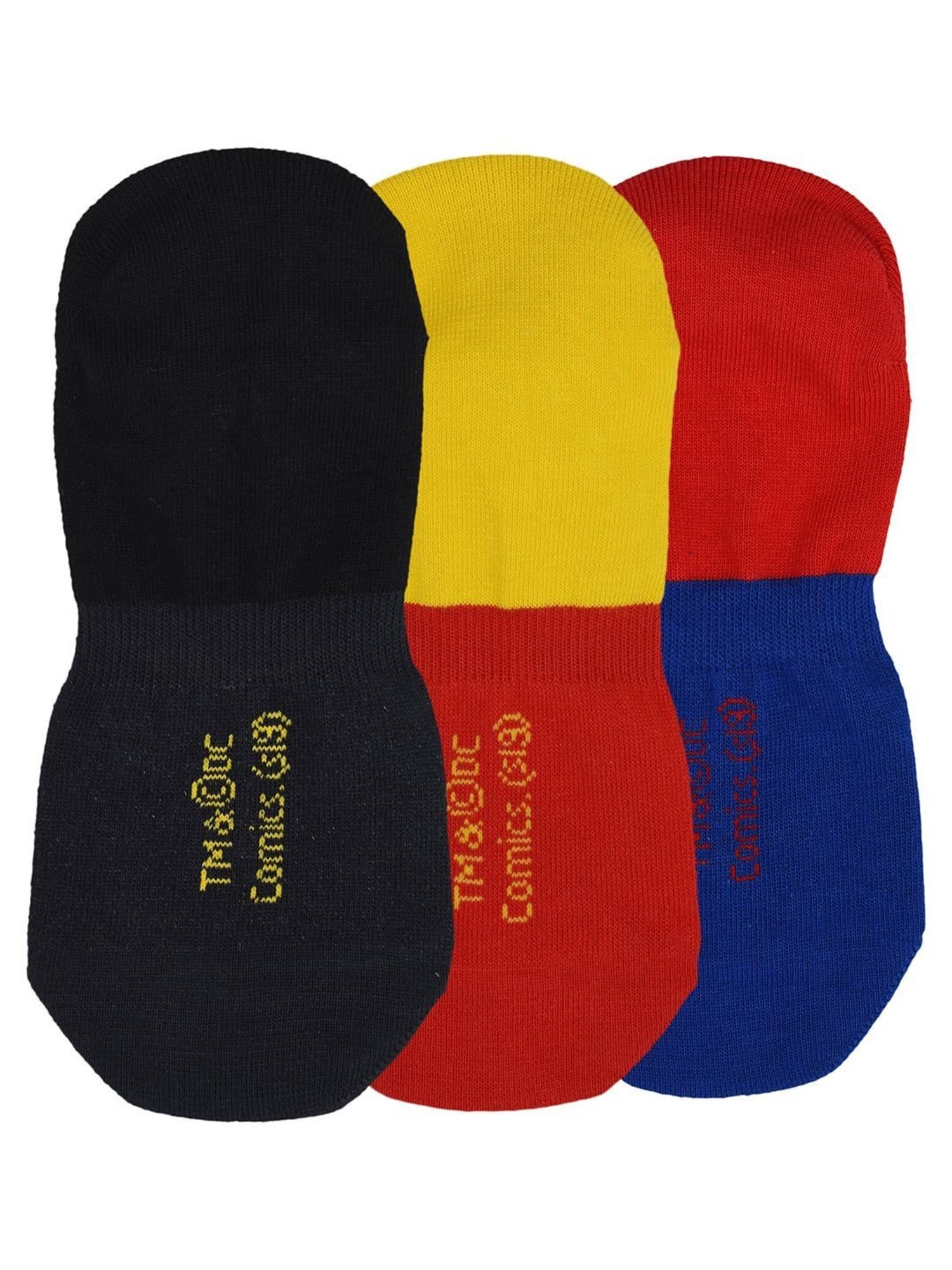 Balenzia Multicolor Free Size Printed Socks - Pack of 3