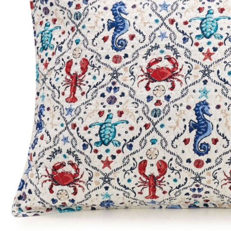 King Sea Life Pillow Sham Blue - Vera Bradley