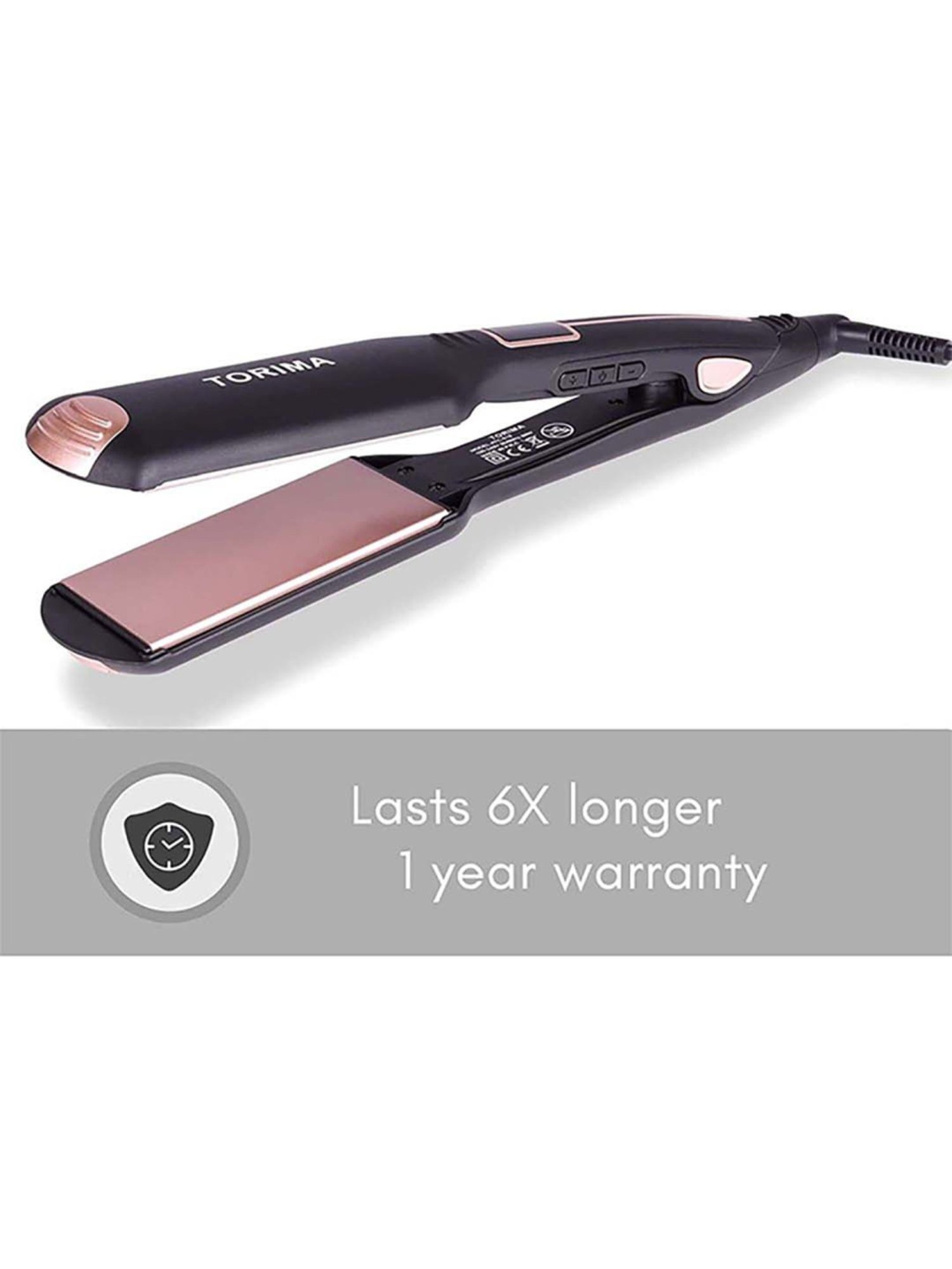 Gorgio Professional HS7800 Steam Hair Straightener (Black)